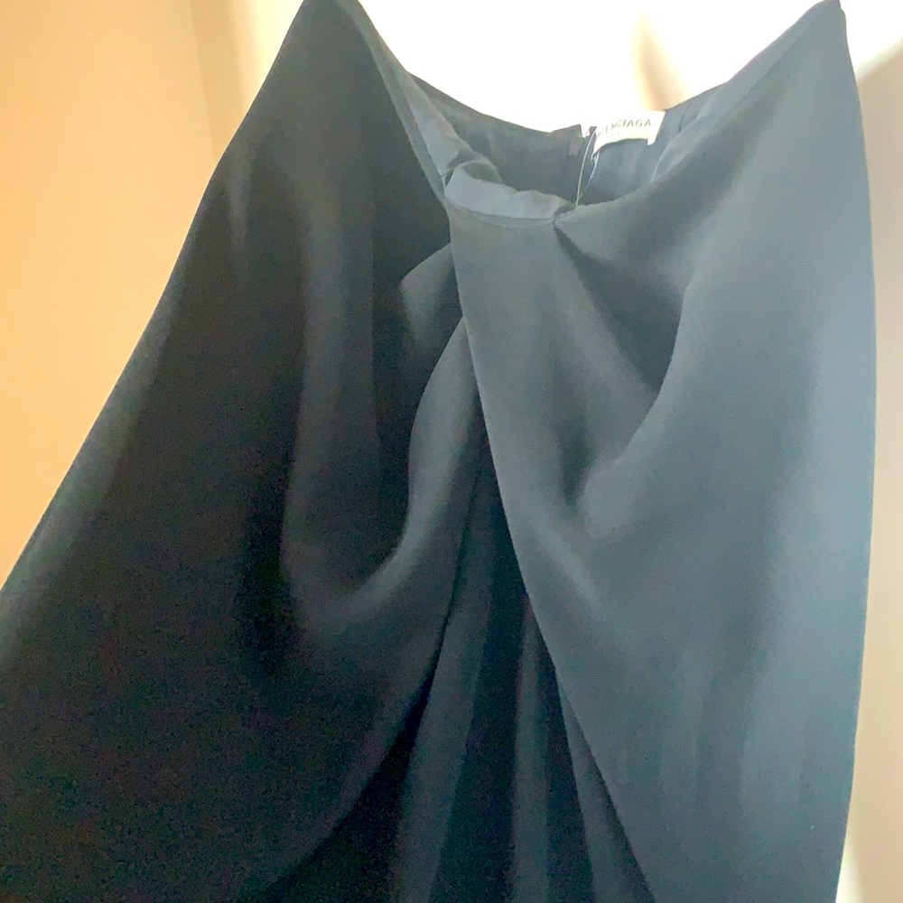 Balenciaga pleated design skirt